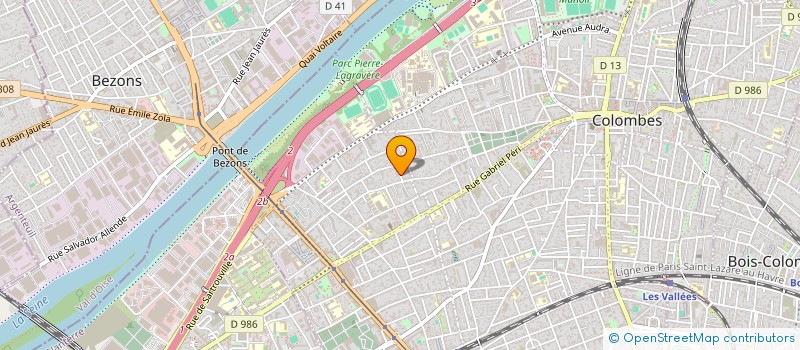 localisation de l'entreprise SCI D.S à COLOMBES