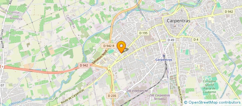 localisation de l'entreprise SCI D.S  CARPENTRAS