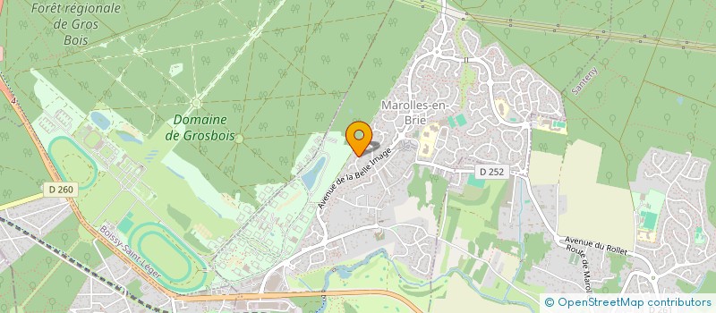 localisation de l'entreprise SCI D.S.  MAROLLES-EN-BRIE