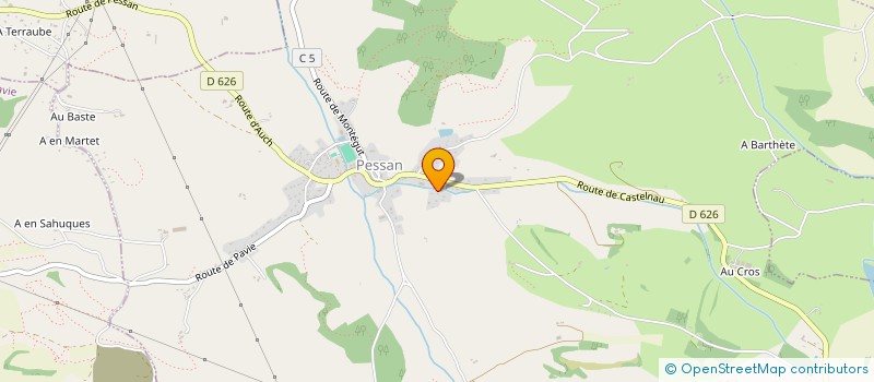 localisation de l'entreprise SCI D.S.D  PESSAN