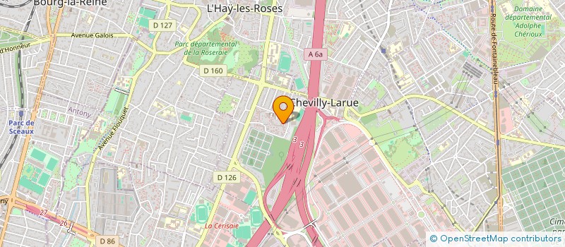 localisation de l'entreprise SCI D.S.H. à CHEVILLY-LARUE