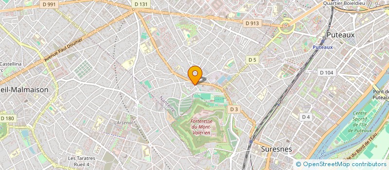 localisation de l'entreprise SCI D&S IMMO  NANTERRE