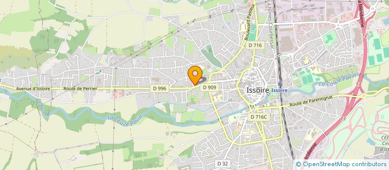 localisation de l'entreprise SCI D S L  ISSOIRE