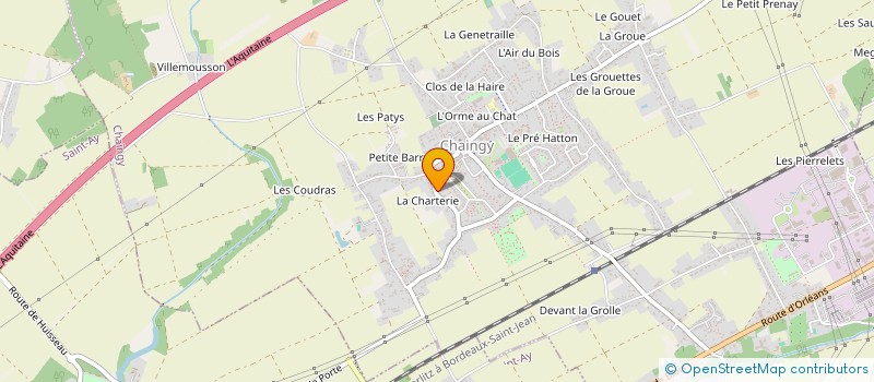 localisation de l'entreprise SCI D.S.M. à CHAINGY