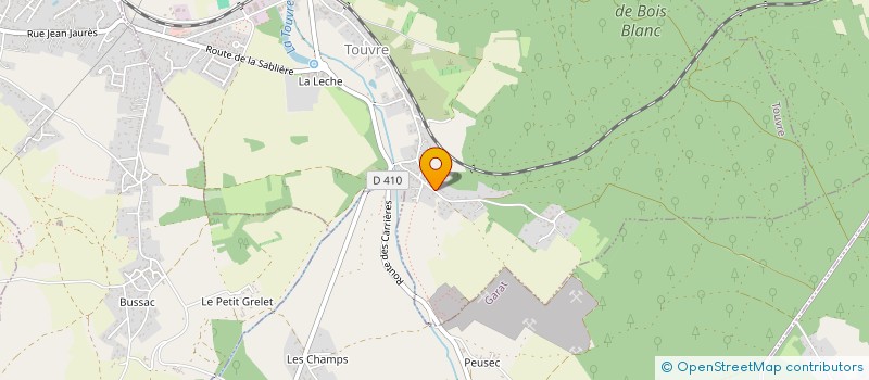 localisation de l'entreprise SCI D.S.M  TOUVRE