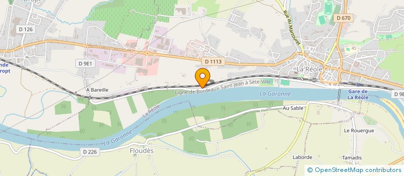 localisation de l'entreprise SCI D.S.M.L  LA REOLE