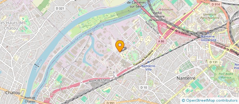 localisation de l'entreprise SCI D S MAHE  NANTERRE