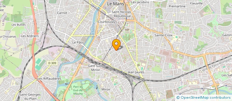 localisation de l'entreprise SCI D T  LE MANS