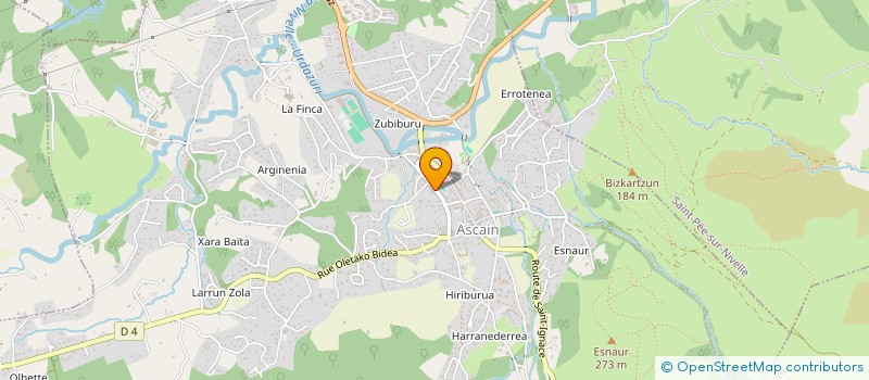 localisation de l'entreprise SCI D'UHARTEA  ASCAIN