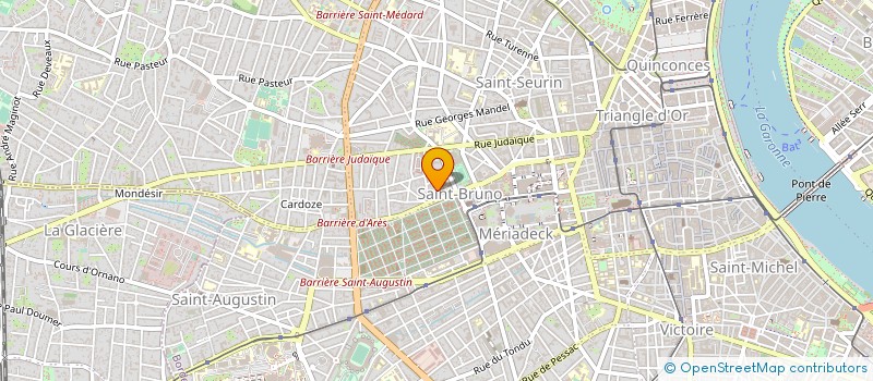 localisation de l'entreprise SCI D'URBAL  BORDEAUX