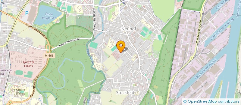 localisation de l'entreprise SCI D'UROLOGIE DES DEUX RIVES  STRASBOURG