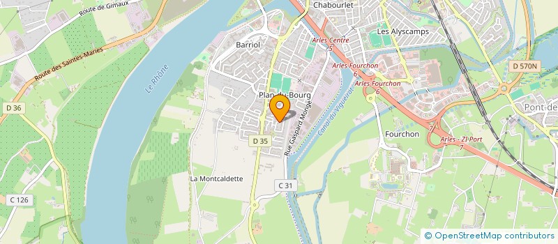 localisation de l'entreprise SCI D'USCLA à ARLES