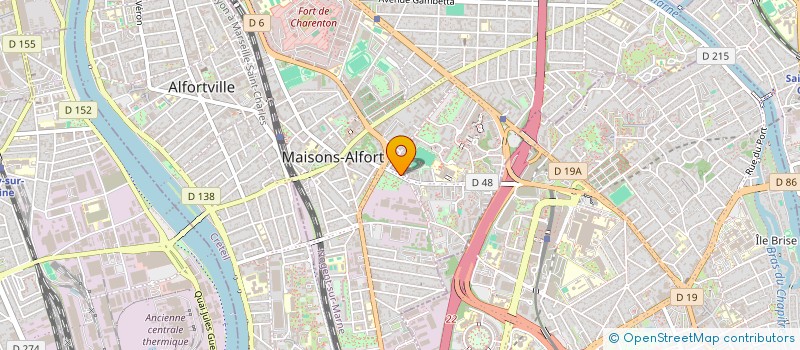 localisation de l'entreprise SCI D&V à MAISONS-ALFORT