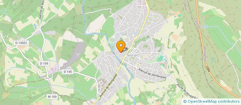 localisation de l'entreprise SCI D.V.F.  TEYRAN