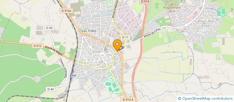 localisation de l'entreprise SCI D V H S  ELNE