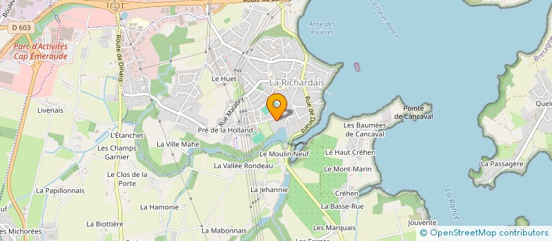 localisation de l'entreprise SCI D V IMMO  LA RICHARDAIS