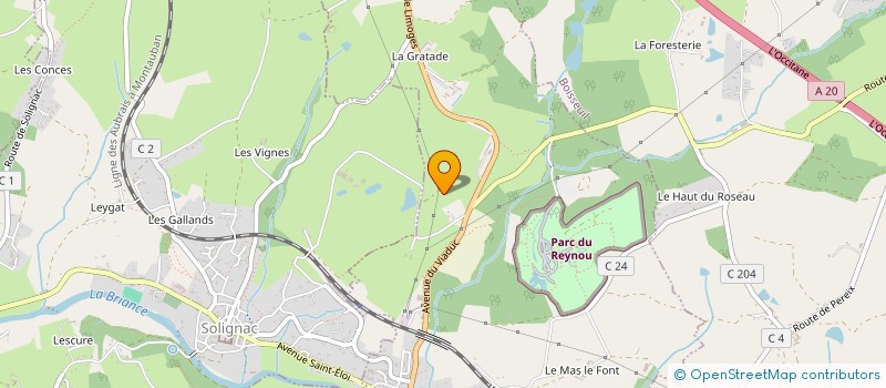 localisation de l'entreprise SCI D.VANDERMARCQ.MLF  LE VIGEN