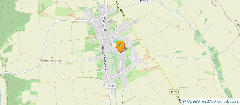 localisation de l'entreprise SCI D&W  SEEBACH