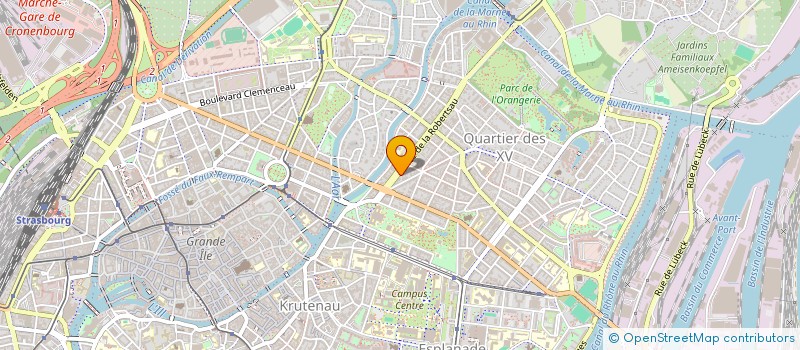 localisation de l'entreprise SCI D.W. BOSQUETS  STRASBOURG