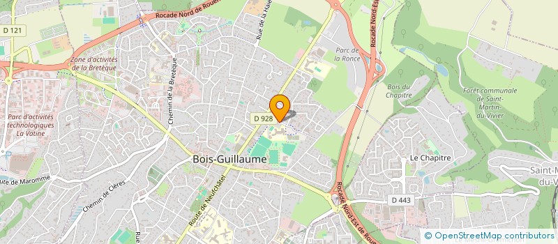 localisation de l'entreprise SCI D&Y REAL ESTATE  BOIS-GUILLAUME