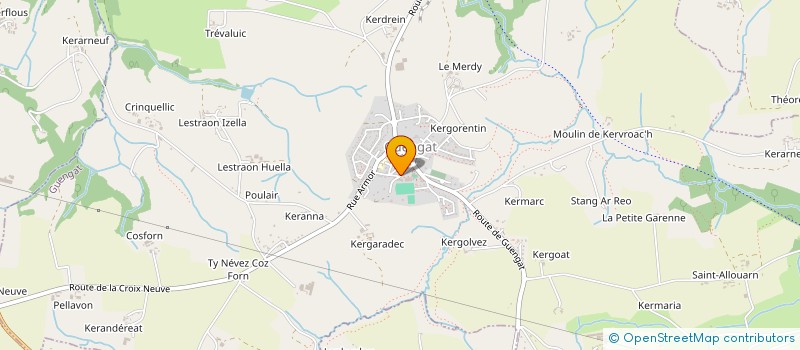 localisation de l'entreprise SCI D'YS  GUENGAT