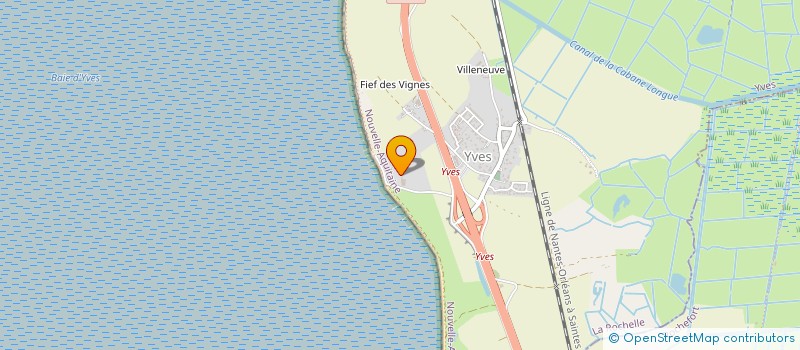 localisation de l'entreprise SCI D'YVES A SAINT LAURENT  YVES