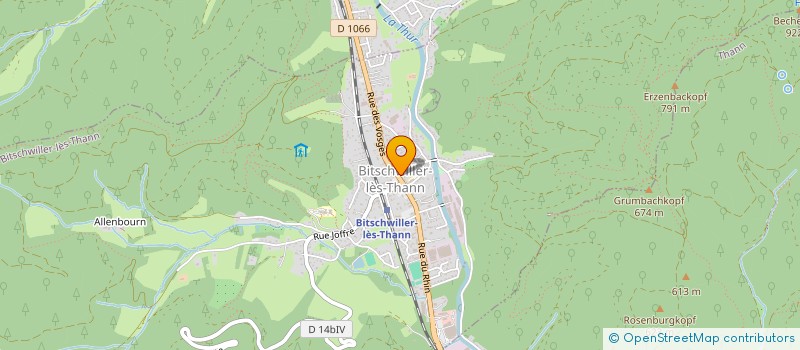 localisation de l'entreprise SCI D-Z  BITSCHWILLER-LES-THANN