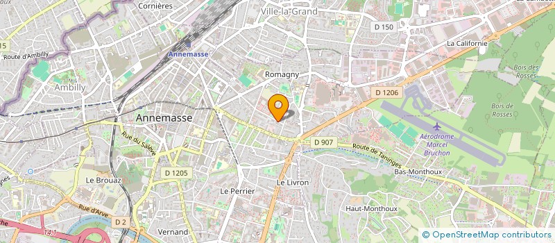 localisation de l'entreprise SCI D12 R2 à ANNEMASSE