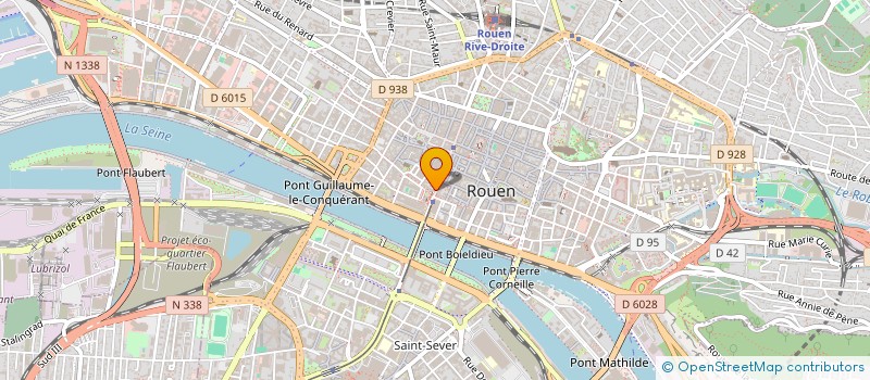 localisation de l'entreprise SCI D2 à ROUEN