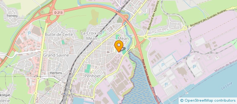 localisation de l'entreprise SCI D2 PLB  PONT-L'ABBE