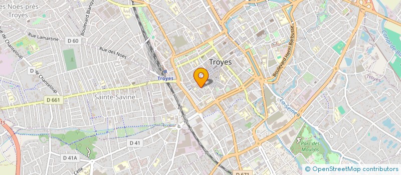 localisation de l'entreprise SCI D223 à TROYES
