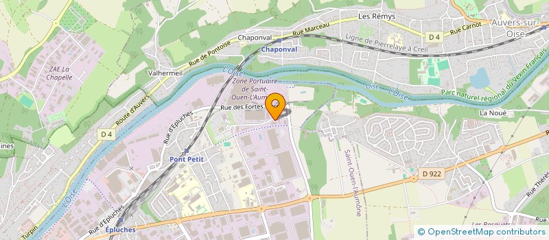 localisation de l'entreprise SCI D2A  SAINT-OUEN-L'AUMONE