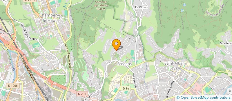 localisation de l'entreprise SCI D2AF  LA RAVOIRE