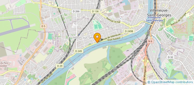 localisation de l'entreprise SCI D2B IMMO  ABLON-SUR-SEINE