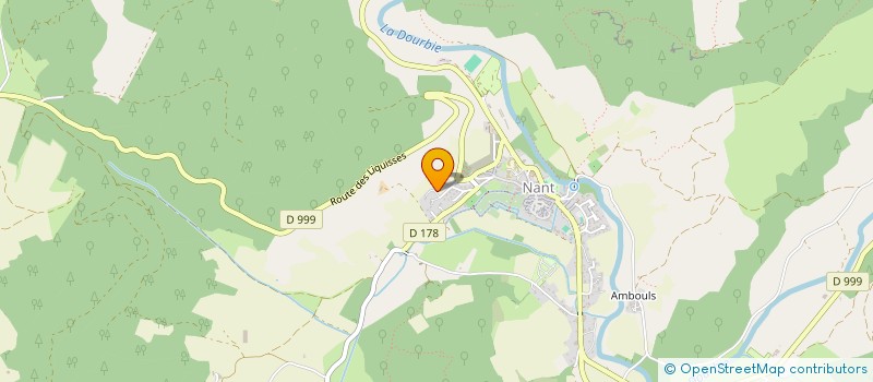 localisation de l'entreprise SCI D2C  NANT