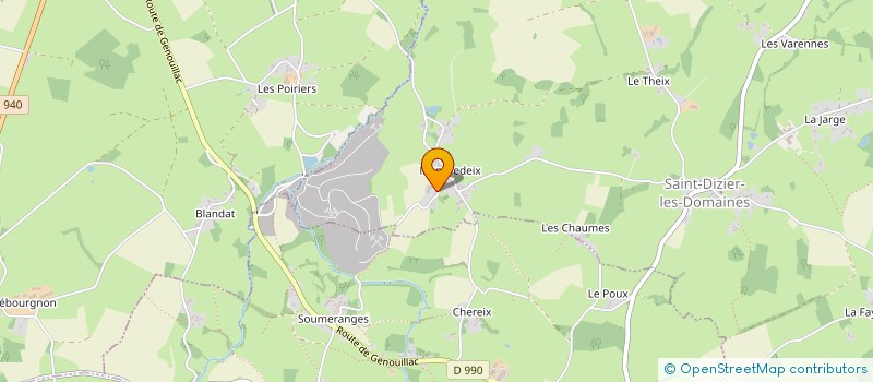 localisation de l'entreprise SCI D2EML  SAINT-DIZIER-LES-DOMAINES