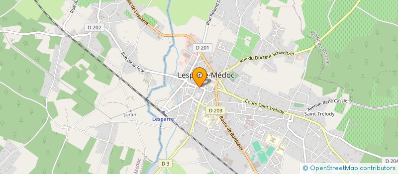 localisation de l'entreprise SCI D2F  LESPARRE-MEDOC