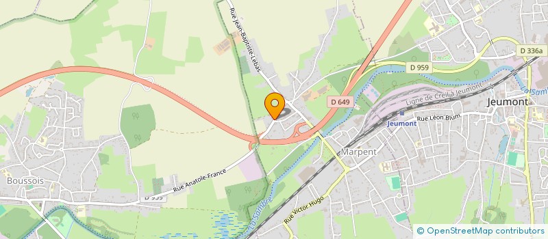 localisation de l'entreprise SCI D2H  MARPENT