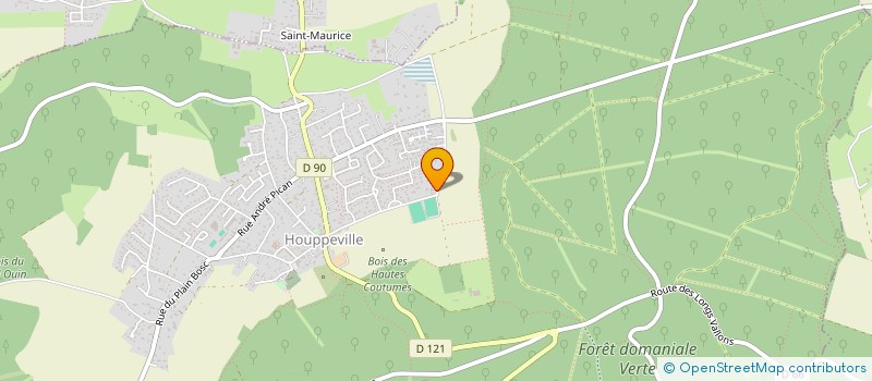 localisation de l'entreprise SCI D2H  HOUPPEVILLE