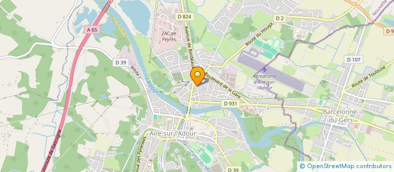 localisation de l'entreprise SCI D2I  AIRE-SUR-L'ADOUR