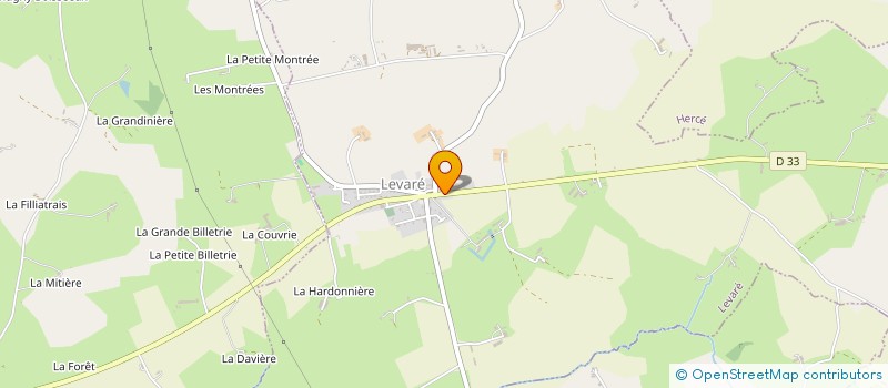 localisation de l'entreprise SCI D2LJ  LEVARE