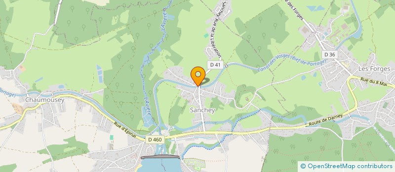 localisation de l'entreprise SCI D2M  UXEGNEY