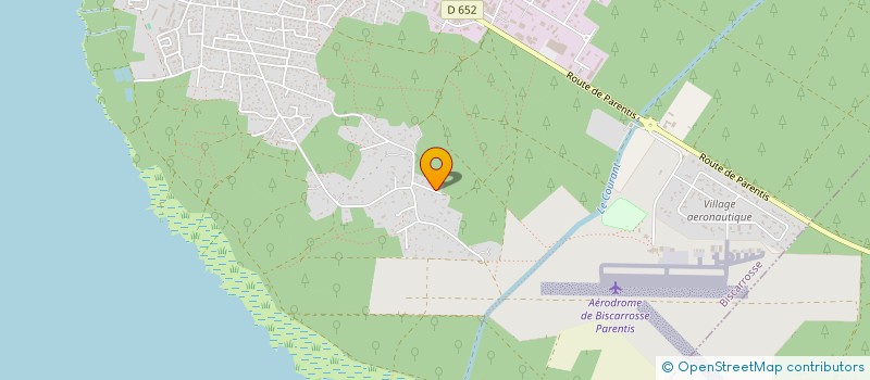 localisation de l'entreprise SCI D2M  BISCARROSSE