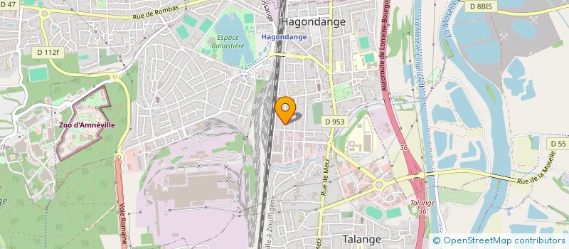 localisation de l'entreprise SCI D2MJ à HAGONDANGE