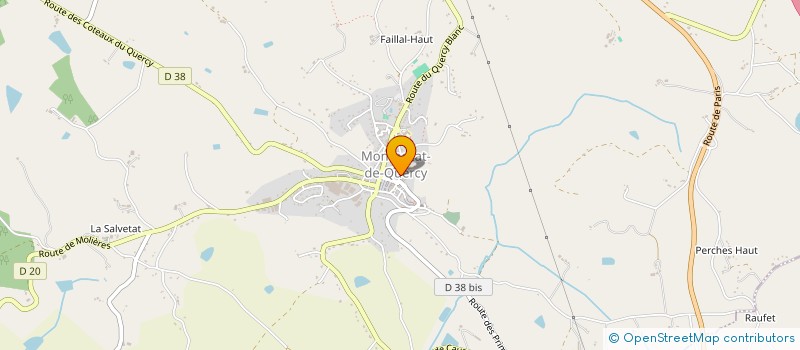 localisation de l'entreprise SCI D2P  MONTPEZAT-DE-QUERCY