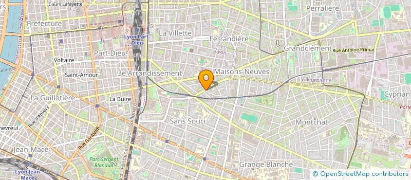 localisation de l'entreprise SCI D2PG  LYON