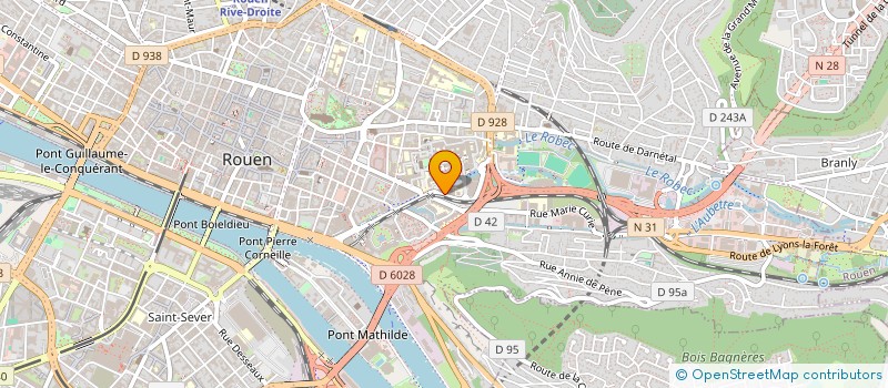 localisation de l'entreprise SCI D2R à ROUEN