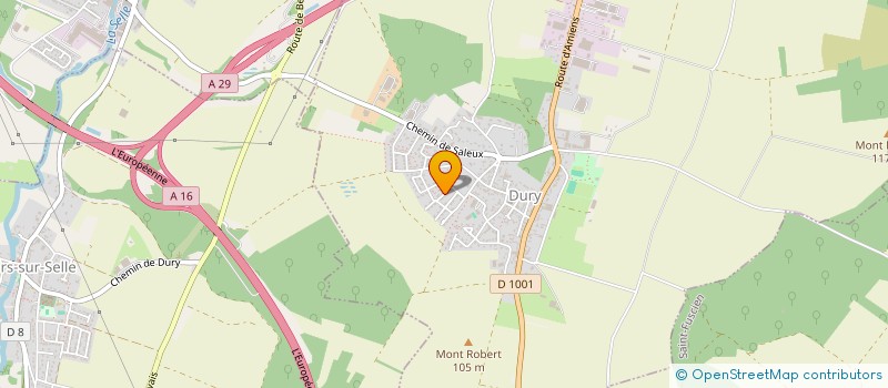 localisation de l'entreprise SCI D2V  DURY