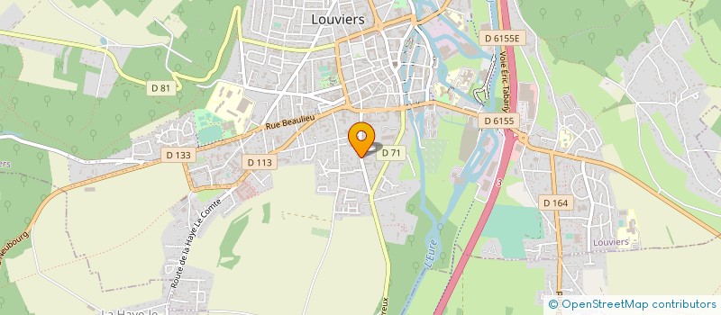localisation de l'entreprise SCI D3 à LOUVIERS