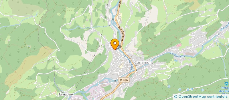 localisation de l'entreprise SCI D3A  CORNIMONT